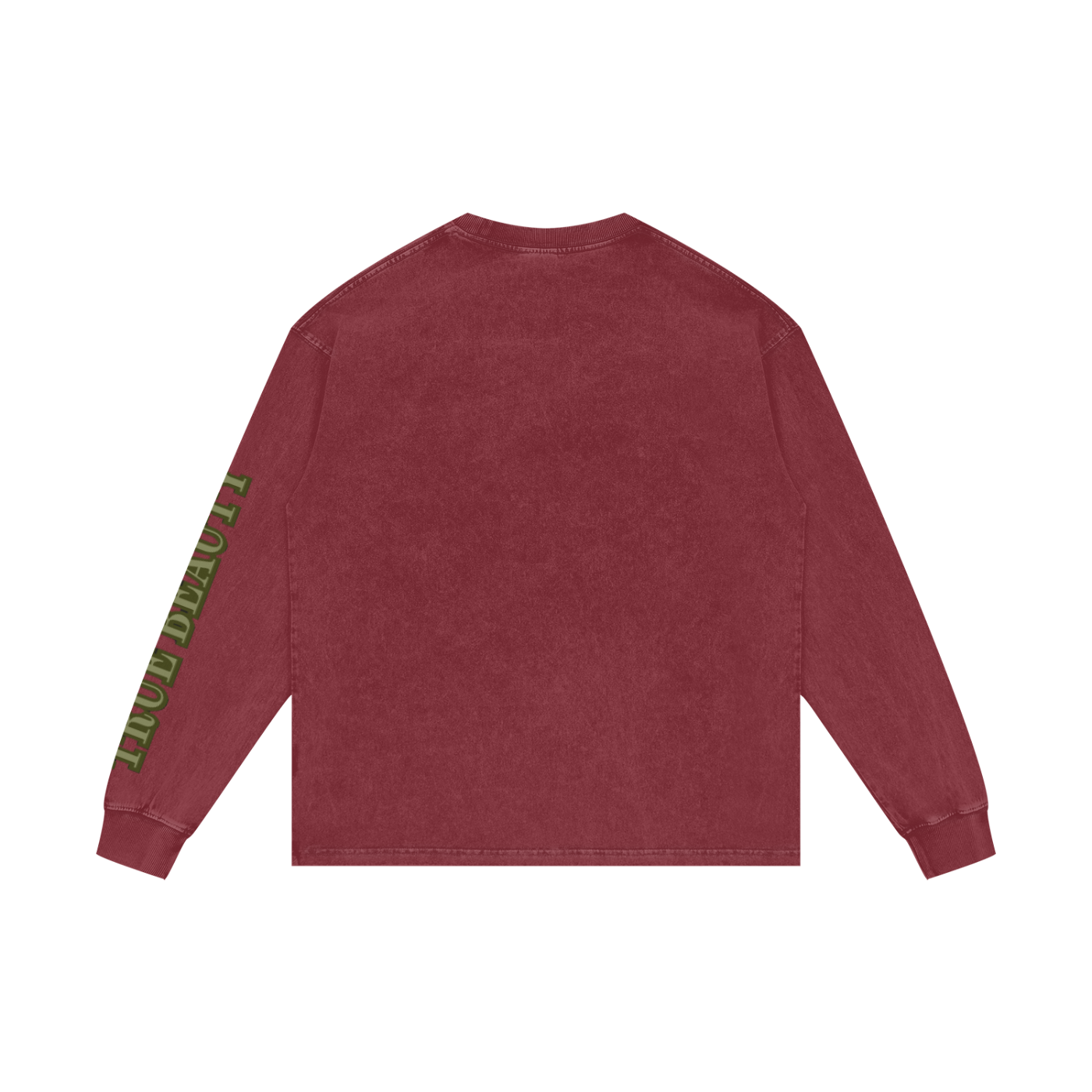 Acid Wash Oversize Long Sleeve T-Shirt