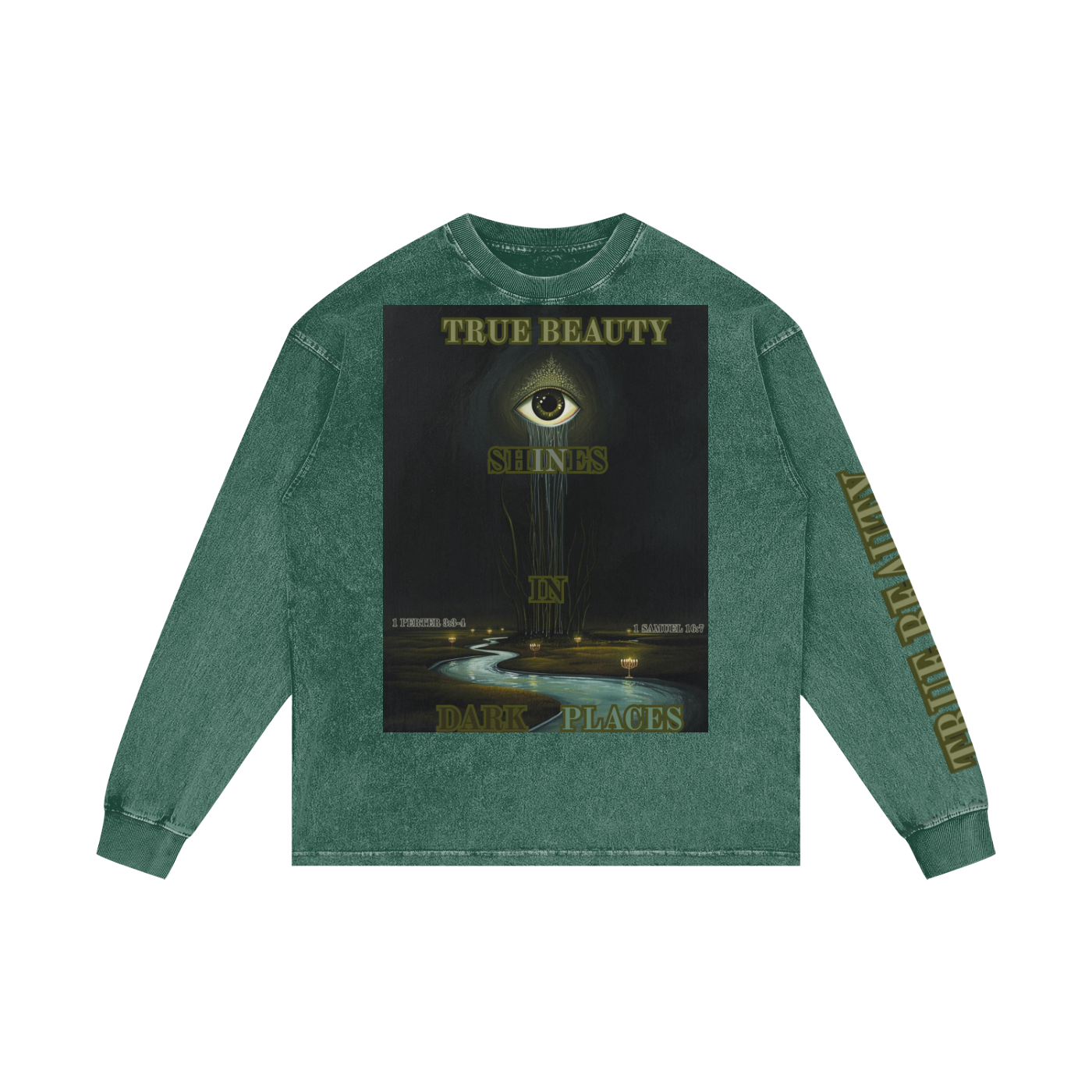 Acid Wash Oversize Long Sleeve T-Shirt