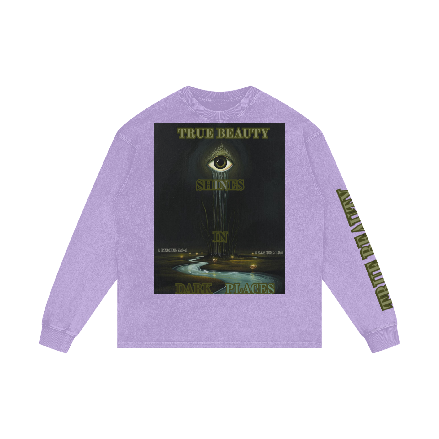 Acid Wash Oversize Long Sleeve T-Shirt