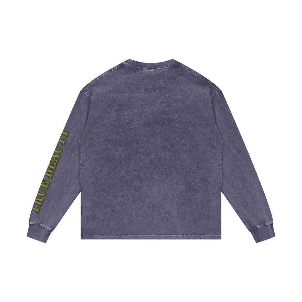 Acid Wash Oversize Long Sleeve T-Shirt