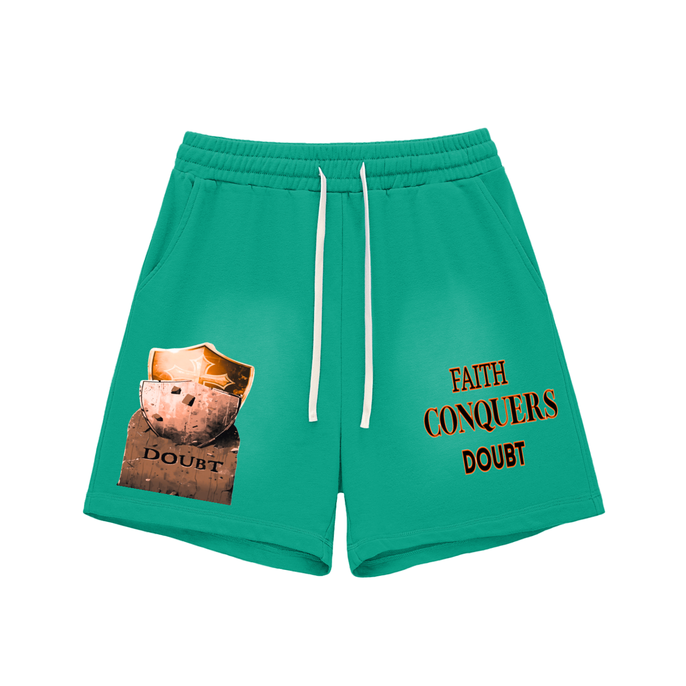 FAITH CONQUERS DOUBT SHORTS
