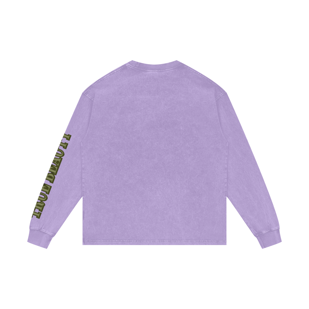 Acid Wash Oversize Long Sleeve T-Shirt
