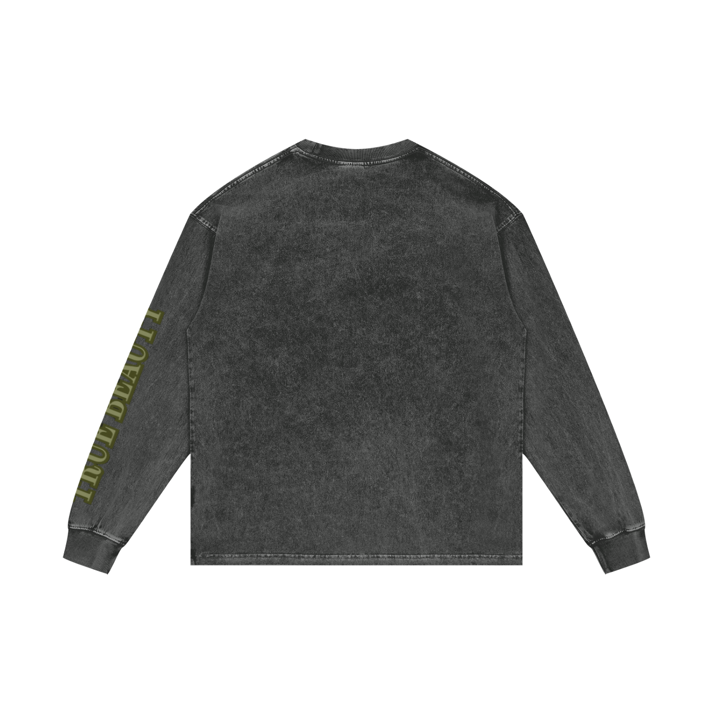 Acid Wash Oversize Long Sleeve T-Shirt